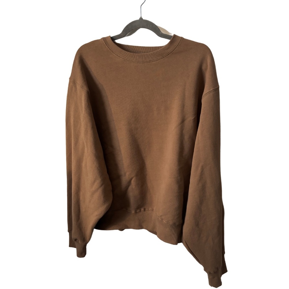 Brunette The Label Brown Crewneck Sweatshirt